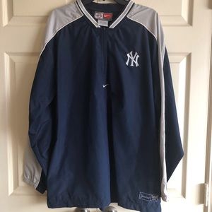 Nike New York Yankees half zip wind jacket